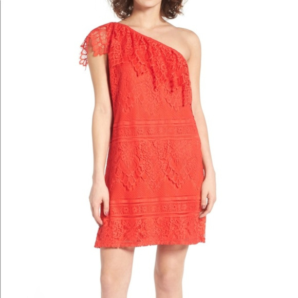 NWT Love Fire Lace One Shoulder Dress. - Picture 1 of 3